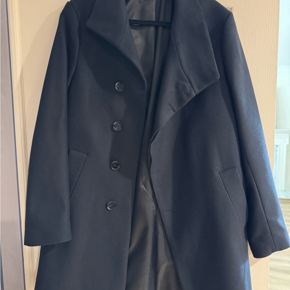 Zara navy blue Trench Coat